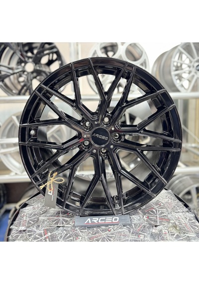 17'' 4x100 Arceo Valencia Glossy Black Jant Modeli