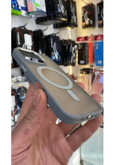 Apple iPhone Uyumlu  16 Pro Kamera Korumalı Mat Magsafe Wireless Şarj Destekli Renkli 45683