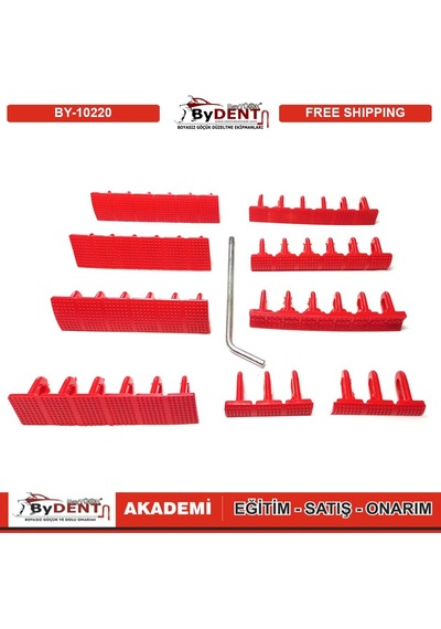 Pdr Boyasız Göçük Düzeltme Plastiği Öpücük 6 Lı Set 10 Parça