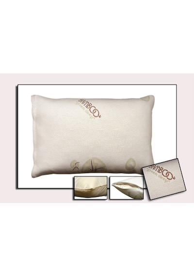 2 Adet Bamboo Visco Yastık Ortopedik Bambu Yastık