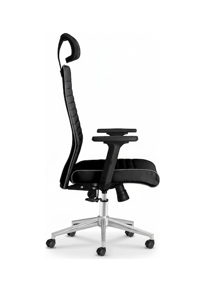 Upstyle Zirve Deri Ergonomik Çalışma Ve Yönetici Koltuğu Siyah/gri
