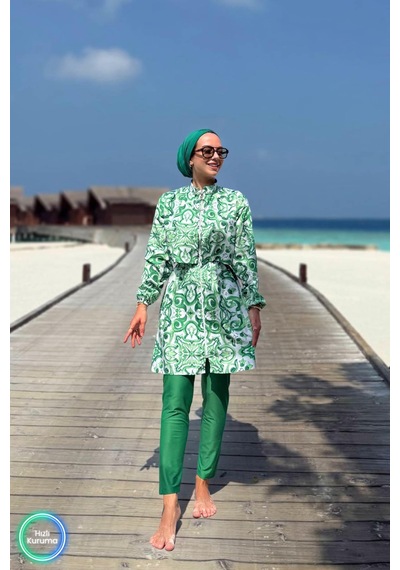 Kahijab Sea Tesettür Mayo - Yeşil Yeşil