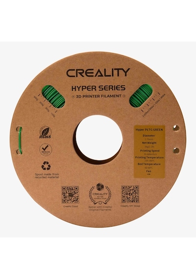 Creality Hyper Petg Filament Yeşil 1.75mm 1kg