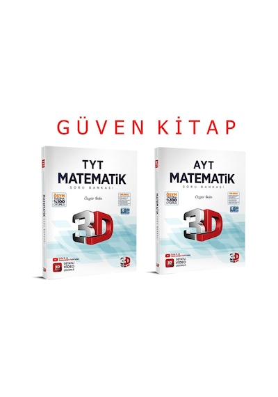 3d Yayınları Tyt-ayt Matematik Soru Bankası Seti