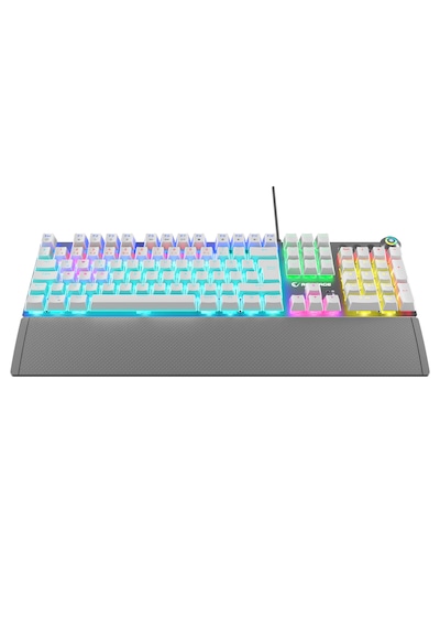 Kb-r28 Blade Plus Beyaz Gökkuşağı Tam Türkçe Red Switch Mekanik K