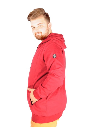 Mode Xl Erkek Sweat Kapson Steellock Md 21506 Bordo 001
