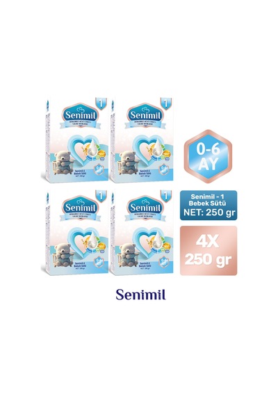 Senımıl 1 Bebek Sütü 250 G 4 Adet