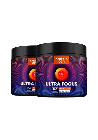 Proteinocean Ultra Focus - Şeftali - 120g - 20 Servis X 2 Adet