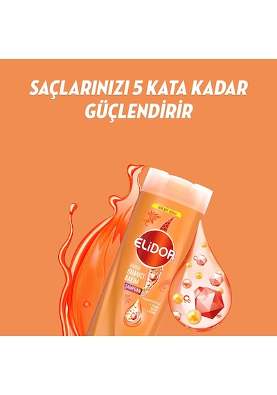 Elidor Superblend Anında Onarıcı Saç Bakım Şampuanı 3 x 400 ML