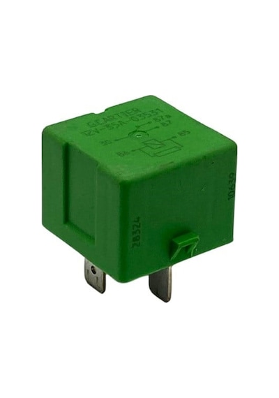 G.cartıer 12v Röle 5 Uçlu 35a Çift Platin Diyotlu 30-85-86-87-87a Yeşil Oem