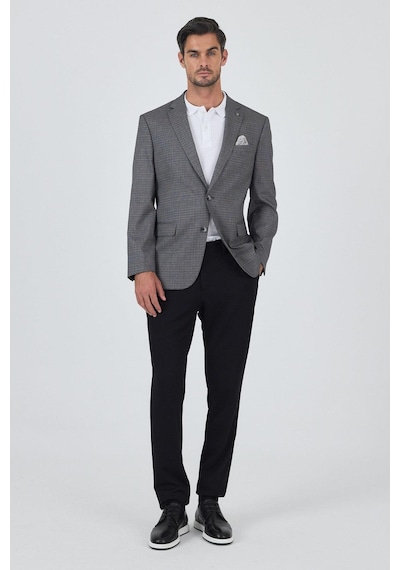İmza Füme Mono Yaka Bez Ayağı Tam Astar Esnek 4 Drop Comfort Fit Classic Ceket 1002250156 Füme İmza Füme Mono Yaka Bez Ayağı Tam Astar Esnek 4 Drop Comfort Fit Classic Ceket 1002250156 Füme