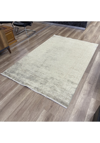 Hoom Rugs Overdye Ovr03 Krem Bej Doğal Bambu & Viskon Modern Salon Halısı Krem Bej