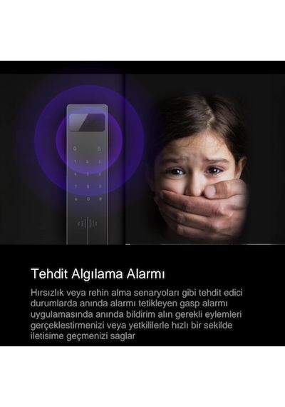 Moorgen Alman Akıllı Parmak İzli Kapı Kilidi Wifi Özellikli Zırhlı Gövde Su Geçirmez.