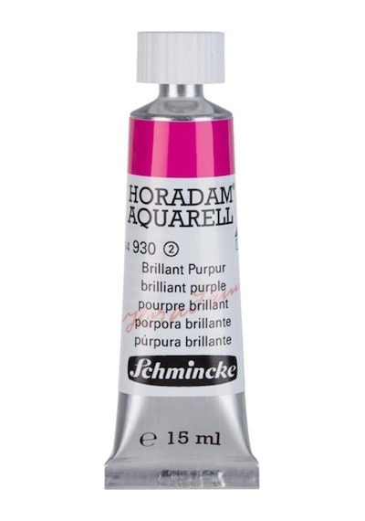 Schmincke : Horadam Aquarell Artist Sulu Boya : 15 Ml Tüp : Seri 2 930 Brilliant Purple