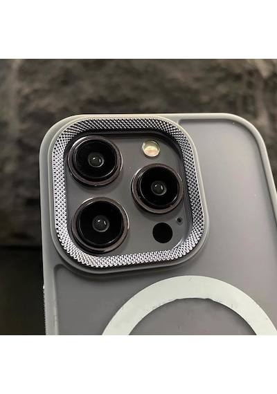 Fitcase Apple Uyumlu iPhone 16 Pro Max Kılıf Soft Mat Magsafe Kapak Lacivert