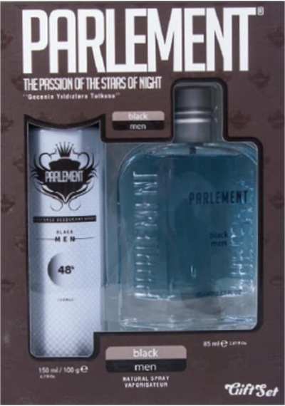 Parlement Black Erkek Parfüm EDT 60 ML + Deodorant 150 ML