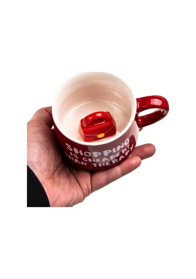 Mukko Home Kırmızı Lüks Çantalı Sürpriz Porselen Kupa 350 Ml, Alışveriş Temalı, Şık Ve Eğlenceli,kırmızı Beyaz - Çok Renkli Mukko Home Kırmızı Lüks Çantalı Sürpriz Porselen Kupa 350 Ml, Alışveriş Temalı, Şık Ve Eğlenceli,kırmızı Beyaz - Çok Renkli
