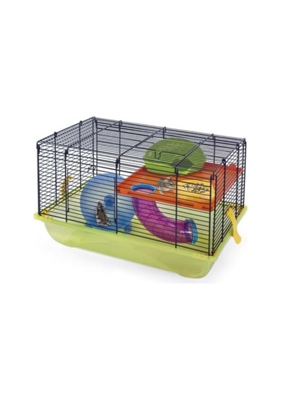 Imac Cricetti 9 Hamster Kafesi Lacivert Mavi 45x31x29cm 06458 Renkli