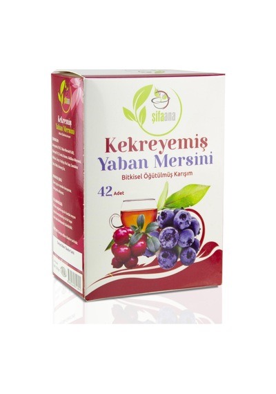 Kekreyemişli Yaban Mersinli Bitkisel Karışım 42 Stik Poşet