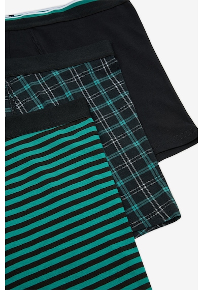 Penti Tartan 3lü Siyah Boxer Siyah Siyah