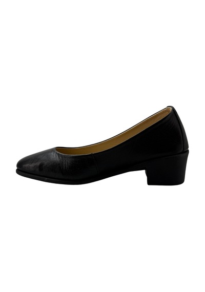Albishoes Albini 26143222 Hakiki Deri Kadın Topuklu Ayakkabı Siyah