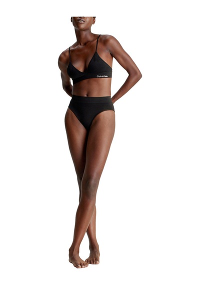 Calvin Klein Trıangle Siyah Kadın Bikini Üstü