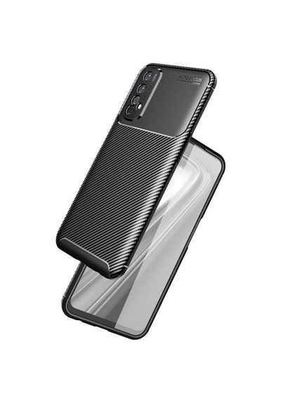 Realme 7 Kılıf Zore Negro Silikon Kapak Kahverengi