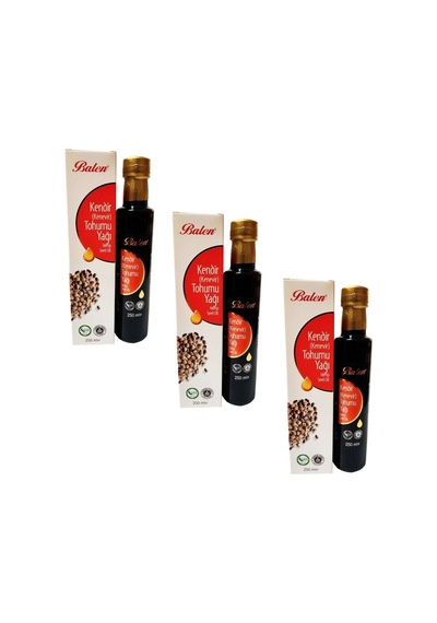 Balen Kendir (Kenevir) Tohumu Yağı 3 x 250 ML