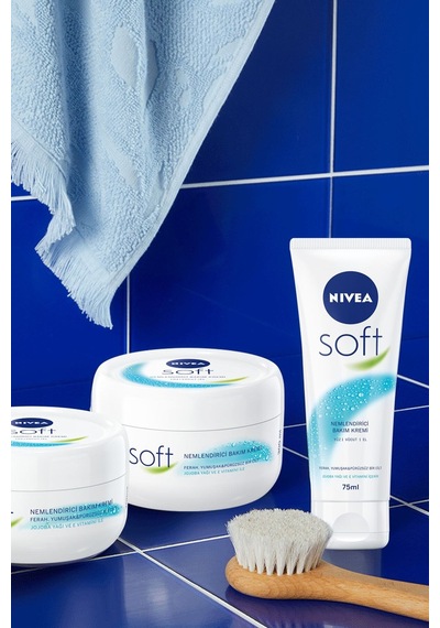 Soft Krem 75ml , Nemlendirici Bakım Kremi, Yüz, Vücut, El, Jojoba Yağı Ve E Vitamini İle Cilt Bakımı
