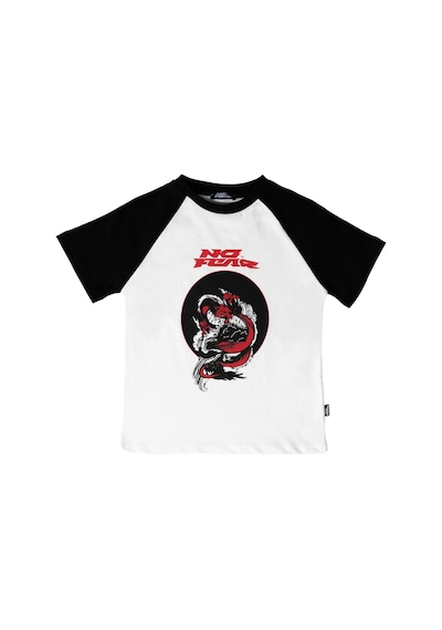 No Fear Erkek Çocuk Tshirt Nfr-b500353 Siyah - Beyaz