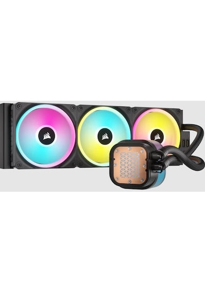 Corsair İcue Lınk H150i Lcd 360mm Sıvı İşlemci Soğutucu - Siyah