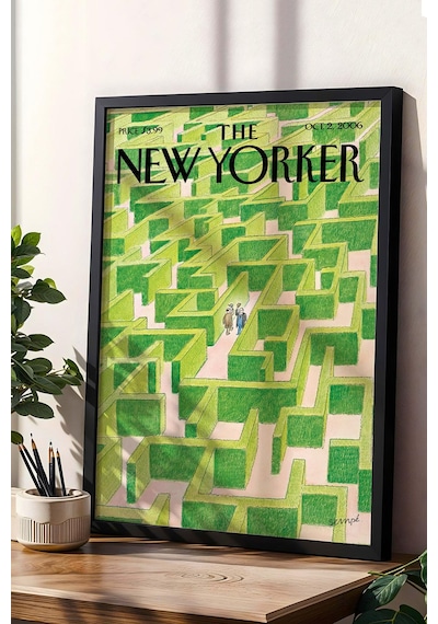 The New Yorker Çerçeveli Tablo October 2 2006