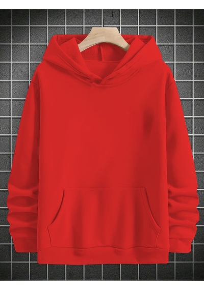 Uyguntarz Unisex Yon Gosteren Pusula Baskılı Oversize Sweatshirt Kırmızı