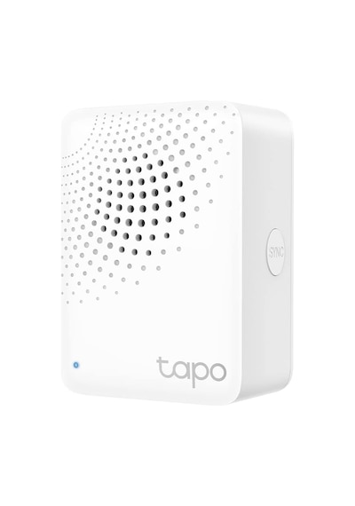 Tapo H100, Tapo Akıllı Hub, Tapo Akıllı Anahtar, Düğme Ve Sensörle Çalışır, 64 Cihaz Bağlanabilir, 19 Zil Sesi Seçeneği, Kablolama Gerekmez