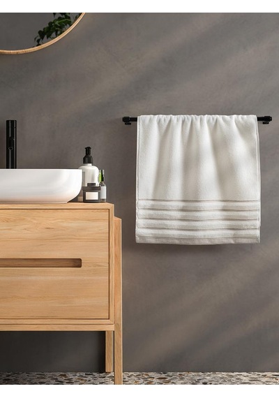 Tekli Havlu Mıcro Pamuk Eco Karna Vesta - 50 X 90 Bej