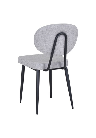 Vilinze Deniz Siyah Metal Ayak Sandalye L-kn-01-siyah Siyah - Açık Gri