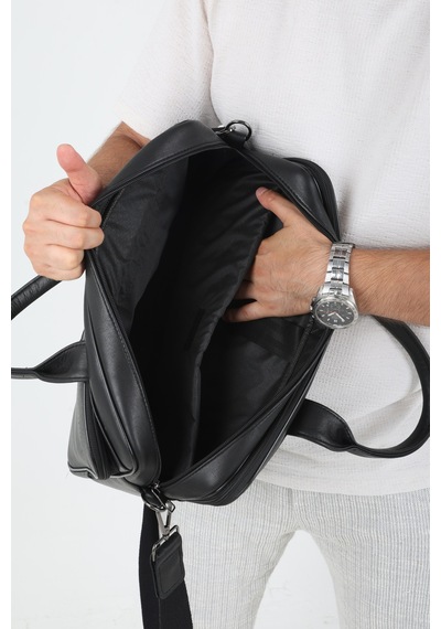 Erzeno Hakiki Deri Siyah Evrak Ve Laptop Çantası / Uzun Askılı Büyük Boy Laptop Çanta / 15,6 İnç Siyah Renk - 628189100 Siyah Renk Erzeno Hakiki Deri Siyah Evrak Ve Laptop Çantası / Uzun Askılı Büyük Boy Laptop Çanta / 15,6 İnç Siyah Renk - 628189100 Siyah Renk