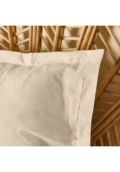 Soft Basic Oxford 2'li Yastık Kılıfı - Bej - 50x70 Cm Çok Renkli