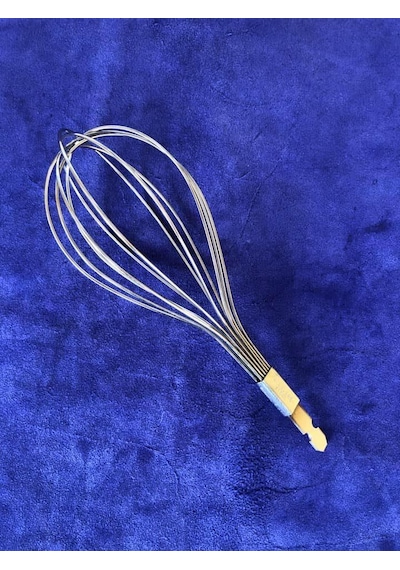 Ev Tipi Sapsız Yumurta Çırpma Teli 17 CM Gri