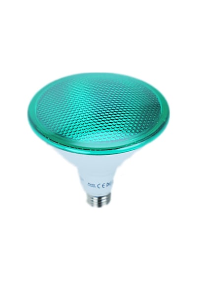 Ecolite 8W 220-240V E27 Par38 Yeşil Cam Led Ampul
