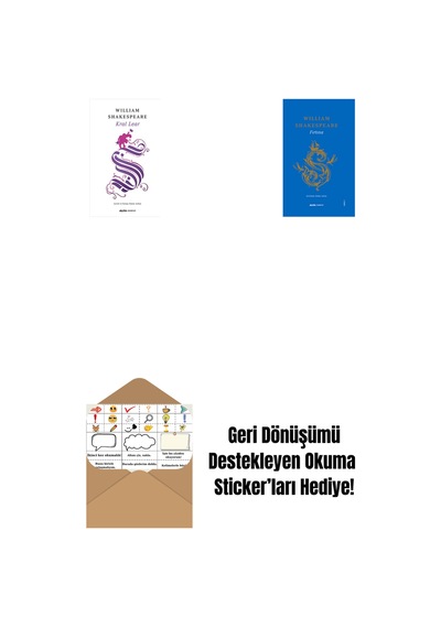 Kral Lear + Bir Yazdönümü Gecesi Rüyası Ciltli + Okuma Sticker'ları