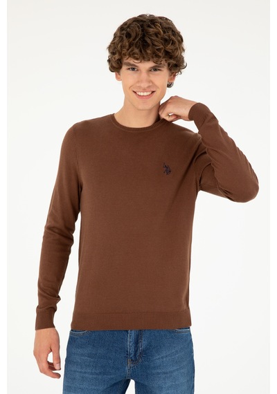 U.s. Polo Assn. Erkek Kahverengi Kazak /triko 50293505-vr158 Kahverengi