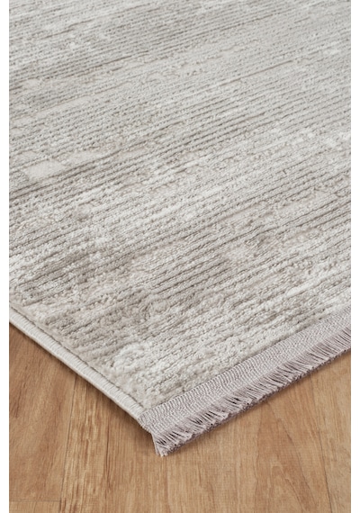 Denf Home Pamuk Taban Yumuşak Doku Özel Kesim Modern Salon Koridor Oturma Mutfak Halısı Kilim Yolluk Gri