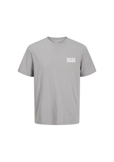 Gri Jack & Jones Erkek T-shirt 12151955 Gri