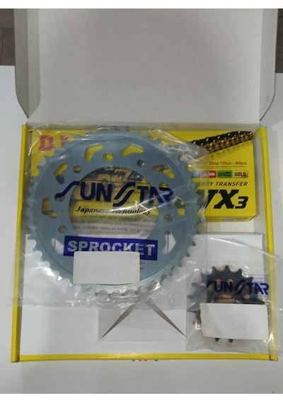 2010-2014 Honda Cbr 250 R Uyumlu Zincir Dişli Set Did Vx3-Sunstar 462808149