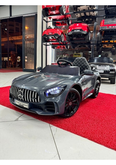 Oyuncak Sepetim Mercedes Gtr 12 Volt Akülü Araba Antrasit