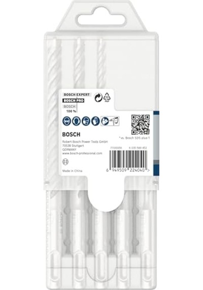 Bosch Professional Accessories Sds Plus-5 X: Set 5 Uds: 5, 6, 6, 8, 10 5