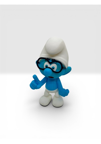 Gözlüklü Şirin 3d Figür
