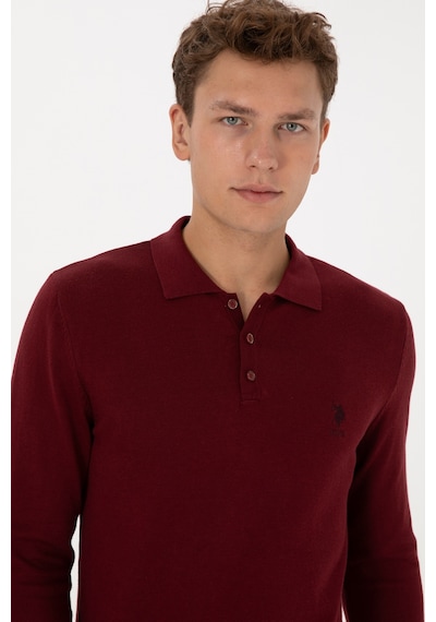 U.S. Polo Assn. Erkek Bordo Basic Kazak 50307799-VR014