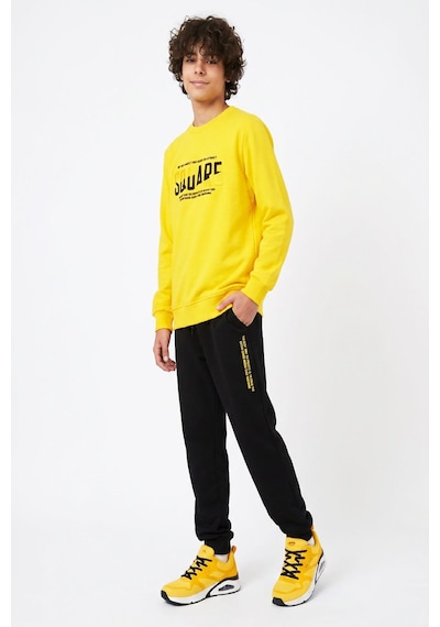 Modanino Erkek Çocuk Eşofman Takımı -2 İplik Sweatshirt+pantolon 6-16 Yaş 12771smp Sarı